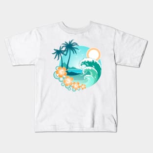 Hawaiian Island Kids T-Shirt